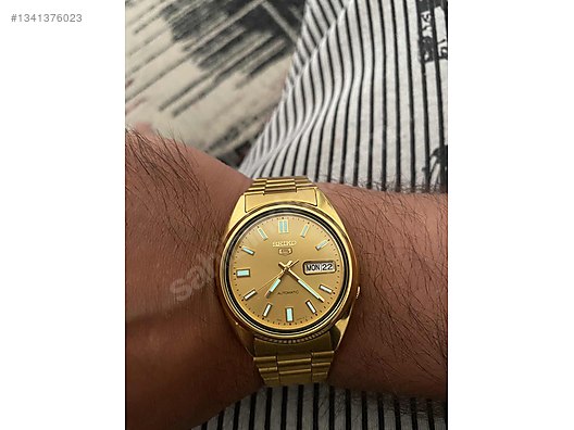 Seiko / Seiko 5 SNXS80 gold sıfır ayarında aciliyeti kalmadı