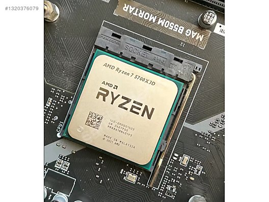 Ryzen 7 5700x3d işlemci 96mb L3 önbellek. sahibinden.comda