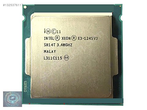 INTEL XEON E3-1245V3 İŞLEMCİ on sahibinden.com - 1325376117