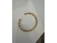 Altın Renkli Kararmaz Çelik Bileklik