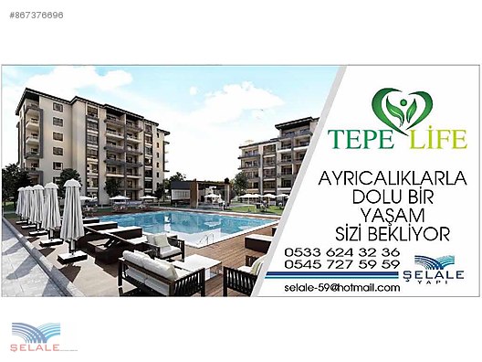 selale yapi tepe life projemizde satilik daireler satilik daire ilanlari sahibinden com da 867376696