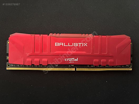 Crucial Ballistix 8GB DDR4-3200 CL16 (Kırmızı) sahibinden.comda