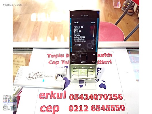 Used & Brand New Items / Cell Phones & Accessories / Cell Phones / Nokia / X3-00
