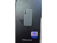 Samsung s24 fe 256 gb gri renk