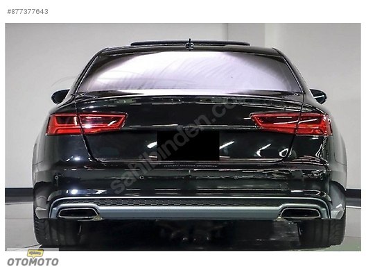 otomobil arazi araci dis aksesuar audi a6 2016 sonrasi arka tampon difuzor plastik sahibinden comda 877377643
