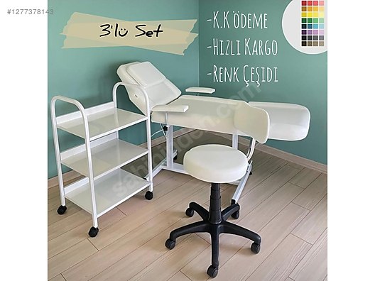 CİLT BAKIM SEDYESİ VE CİLT BAKIM SEDYE SETİ - Kuaför Ekipmanları