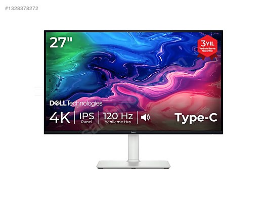 Dell 27 Plus S2725QC 27 Inç 120Hz 4ms 4K UHD IPS sahibinden.comda