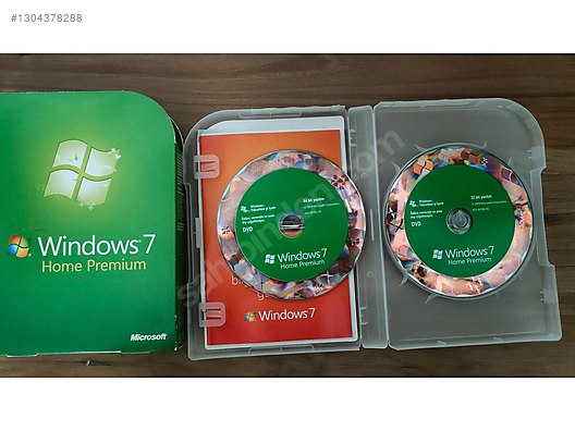 Microsoft Windows 7 Home Premium Kutulu Retail Lisans 32-64 Bit