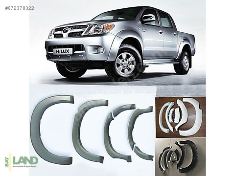 cars suvs exterior accessories toyota hilux vigo camurluk dodik seti 2005 ve sonrasi 2010 model at sahibinden com 872378322