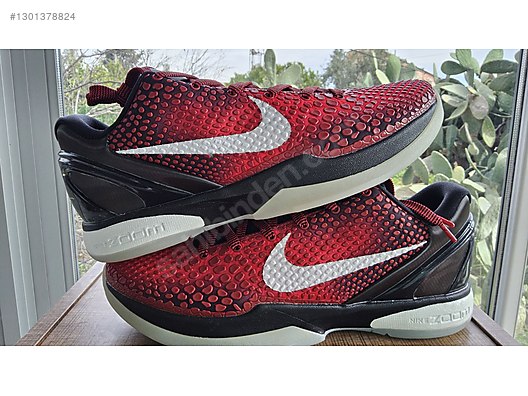 NIKE KOBE 6 PROTRO CHALLENGE RED 47.5 on sahibinden.com - 1301378824