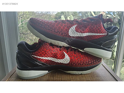 NIKE KOBE 6 PROTRO CHALLENGE RED 47.5 on sahibinden.com - 1301378824