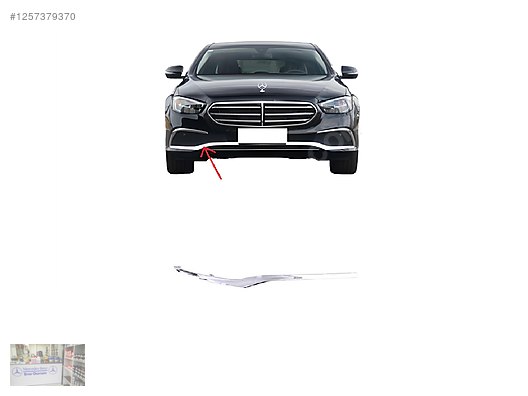 2138852203 MERCEDES W213 ÖN SAĞ TAMPON NİKELAJI EXCLUSİVE 2020