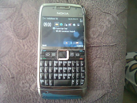 Nokia E71 Cep Telefonu.İkinci el,sorunsuz,Kayıtlı.