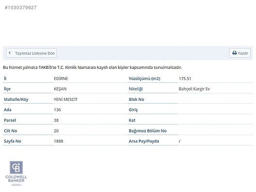 Keşan�da içinde müstakil ev olan arsa Satılık Arsa İlanları