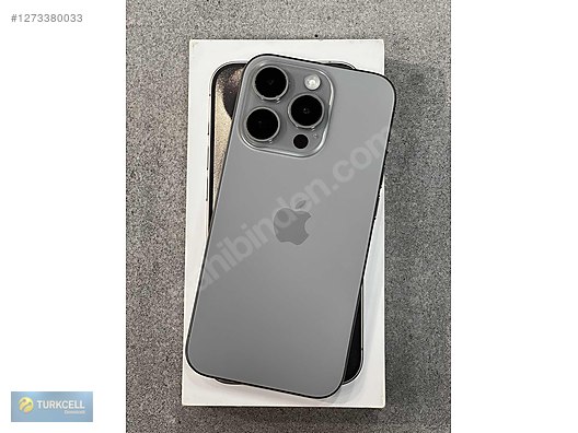 Resim Apple iPhone 15 Pro İkinci El TR | 256 GB | Natürel Titanyum 