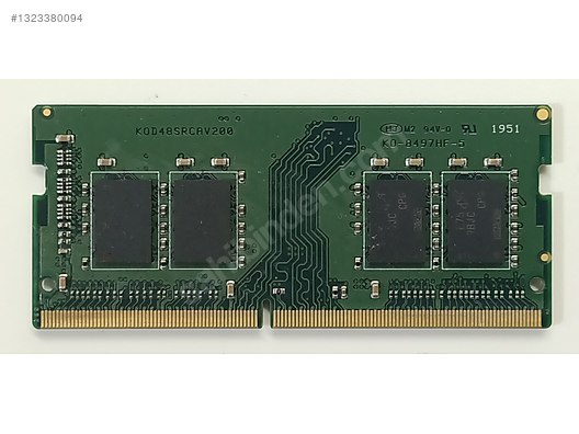 CRUCIAL 8GB DDR4 2666MHZ CL19 SODIMM NOTEBOOK RAM BELLEK