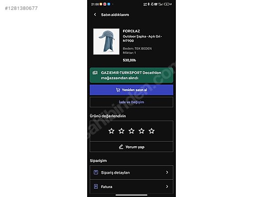 İkinci El ve Sıfır Alışveriş / Spor / Doğa Sporları / Kampçılık & Outdoor / Uyku Tulumu