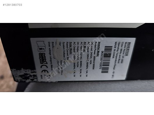 Güneş Enerjisi Sistemi - Karavanlar için 12 volt akıllı tam sinüs inverterler.