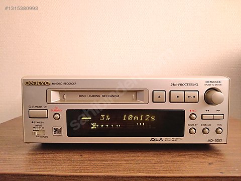 ONKYO MD 105X Minidisc Recorder on sahibinden.com - 1315380993