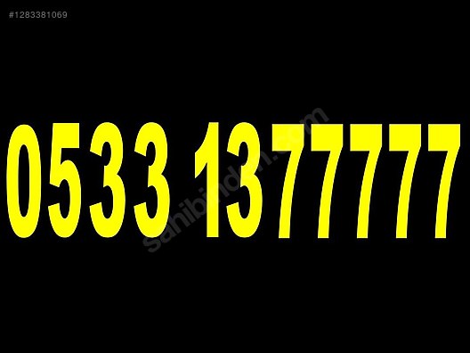 Used & Brand New Items / Cell Phones & Accessories / Phone Numbers & SIM Cards / Turkcell