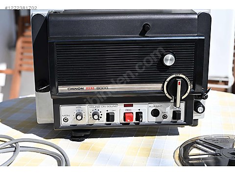 Chinon Sound 8000 Super 8 Film Projeksiyon Cihazı + Mikrofon