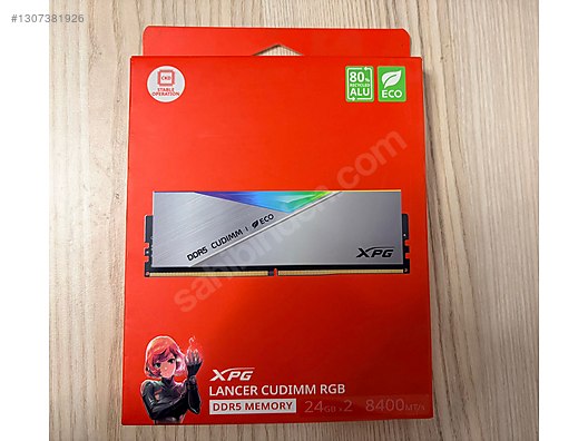 XPG 48GB (2x24GB) Lancer Silver RGB DDR5 8400MHz CL40 1.4V