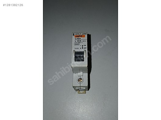 Merlin Gerin 1P 3kA C32a L type 10A Sigorta - Sigorta ve Yapı Malzemeleri sahibinden.com'da