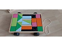Ikea egitici puzzle ahsap oyuncak