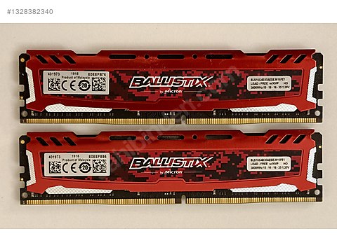 Crucial Ballistix Sport 32GB (2x16GB) DDR4 RAM 3000MHz CL15