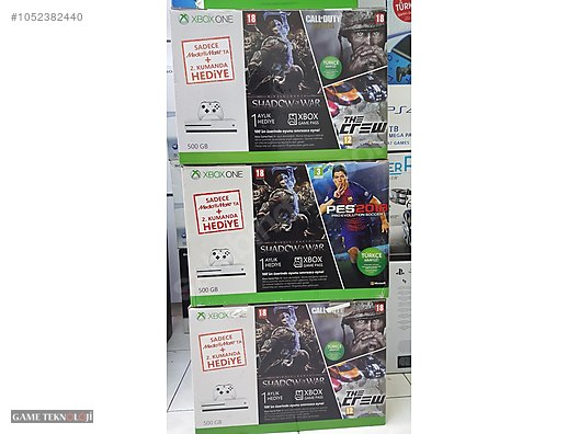 İkinci El ve Sıfır Alışveriş / Oyunculara Özel / Oyun Konsolu / Xbox One S