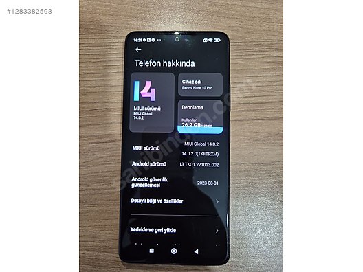 İkinci El ve Sıfır Alışveriş / Cep Telefonu & Aksesuar / Cep Telefonu / Xiaomi / Redmi Note 10 Pro