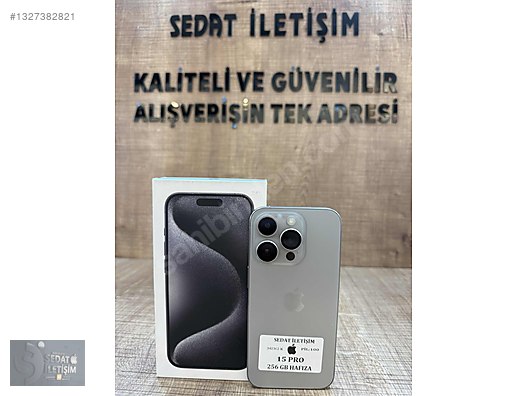 Apple / iPhone 15 Pro / SEDAT İLETİŞİMDEN KUSURSUZ TERTEMİZ 256GB