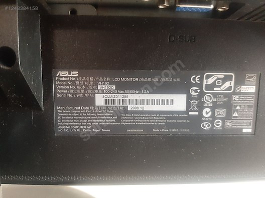 İkinci El ve Sıfır Alışveriş / Bilgisayar / Monitör / LED & LCD Monitör