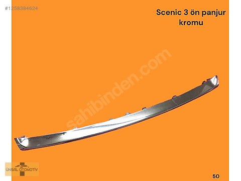 Scenic 3 Ön Tampon Nikelaj Krom Çıtası 620844457R 620845681R