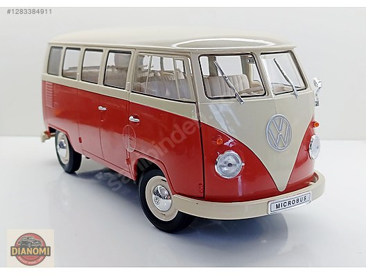 Welly Diecast Model 1:18 Volkswagen Minibüs Çeşitleri - 1283384911