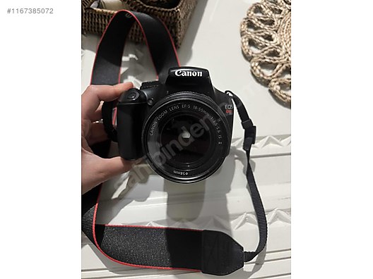 DSLR Canon EOS 600D Rebel T3i TEM Z CANON REBEL T3 LENS VE CANTA SET at sahibinden 1167385072