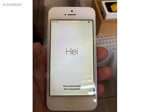 Apple / iPhone 5 / BEYAZ İPHONE 5(İMEİ İPTAL-İD KİLİTLi) on