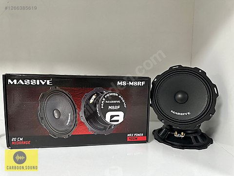 Hoparlör / Midrange / Massive MS-M8RF 400 WAT 200 RMS 20 CM