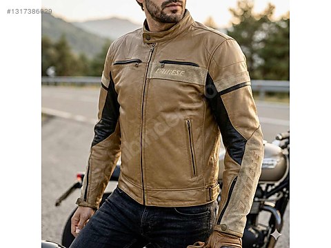 DAINESE G.STRIPES EVO レザー ジャケット ブラウン　54 1317386029alr.jpg