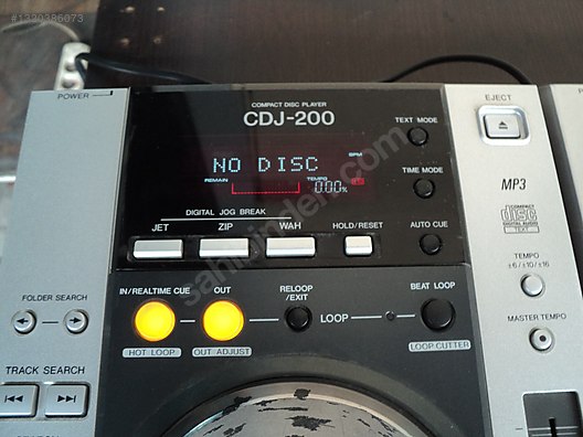 2 ADET PIONEER COMPACT DISC PLAYER CDJ-200/Açıklamayı oluyun