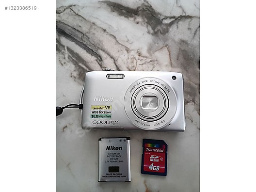 Compact / Nikon / Coolpix S3300 / NİKON COOLPİX S3300 SIFIR