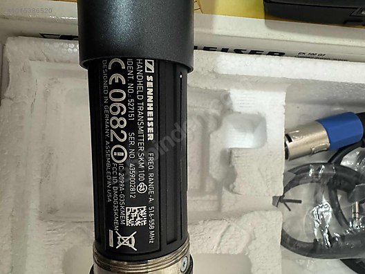 Sennheiser EW 100 G3 Kablosuz El Mikrofonu Seti on sahibinden.com