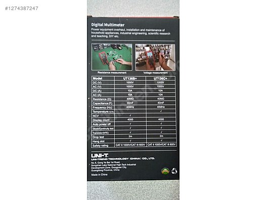 İkinci El ve Sıfır Alışveriş / Teknik Elektronik / Test & Ölçüm Cihazı / Multimetre