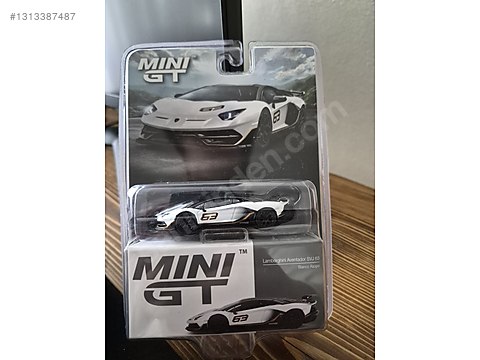 ミニカー XANAVI Lamborghini Aventador SVJ 1:64 Mini GT Lamborghini Aventador SVJ 63 Bianco Asopo Diecast