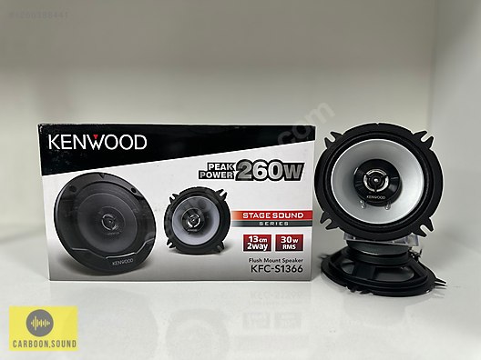Kenwood Hoparlör 13CM 260W 2 Adet KFC-S1366 - 1266388441