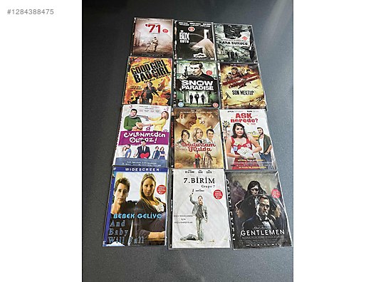 12 Adet orijinal DVD - Yerli DVD Filmler sahibinden.com'da