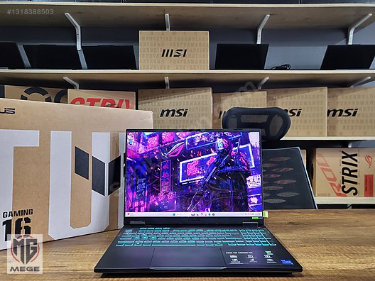 Asus / ASUS TUF F16 İ7 14650HX 16GB RAM 5600MHZ 512GB SSD RTX5050