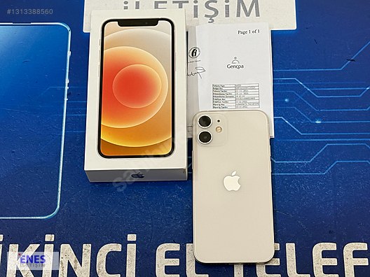Apple / iPhone 12 Mini / Sıfırdan Farksız PİL:74 iPhone 12 MİNİ