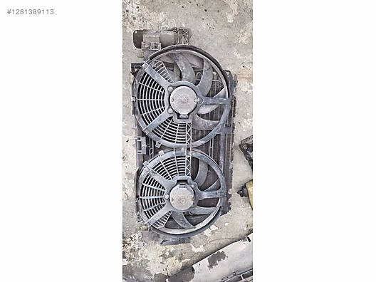 Laguna 1 Fan Komple Çiftli Motor+Pervane Orjinal 7701471356