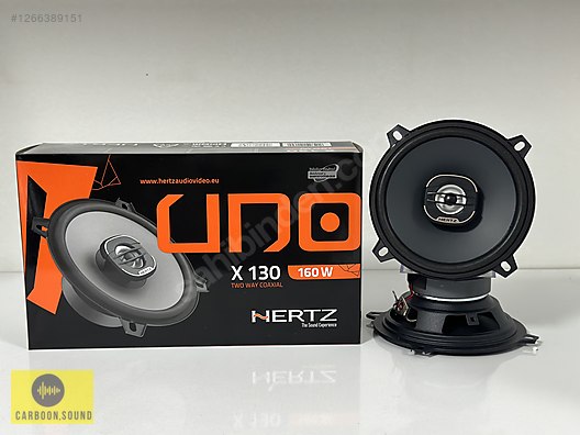 Speaker / Coaxial / Hertz Uno X130 13 Cm 160 Watt Oto Hoparlör